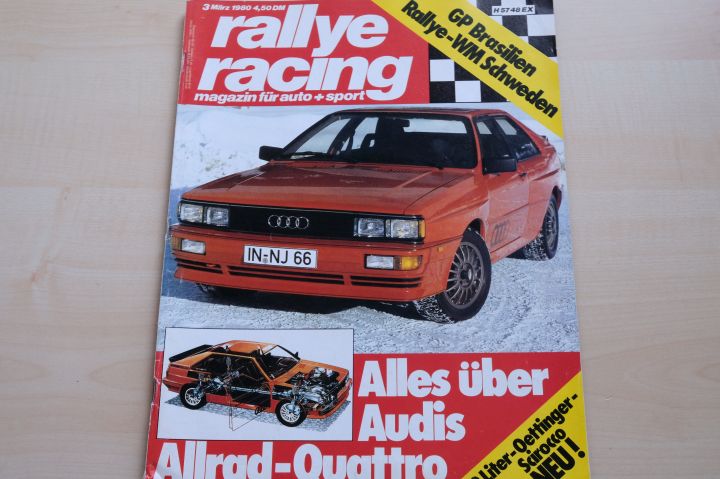 Deckblatt Rallye Racing (03/1980)